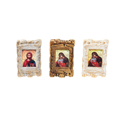 Γύψινη εικόνα 10cm με επιλογή αγίου