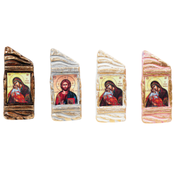 Γύψινη εικόνα 12cm με επιλογή αγίου